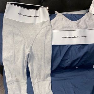 Alexander wang 2 piece set leggings